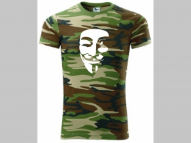 Anonymous pánske maskáčové tričko 100%bavlna